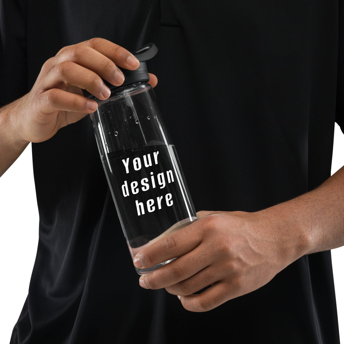 Sports water bottle - your design here - demand on print