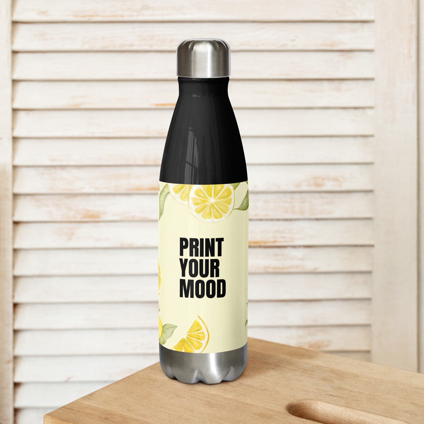 Stainless steel water bottle - print on demand