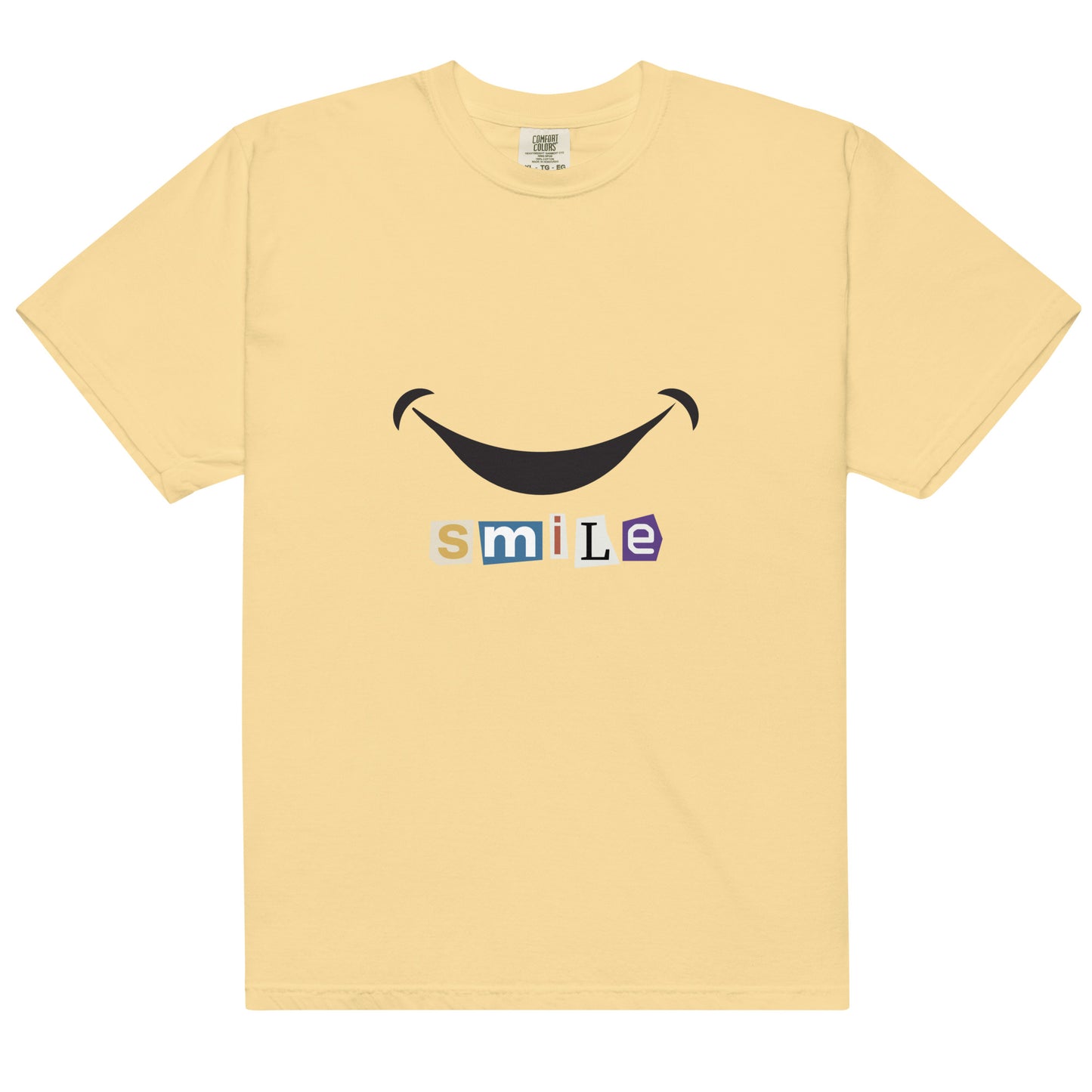 Unisex garment-dyed heavyweight t-shirt | smile | print on demand