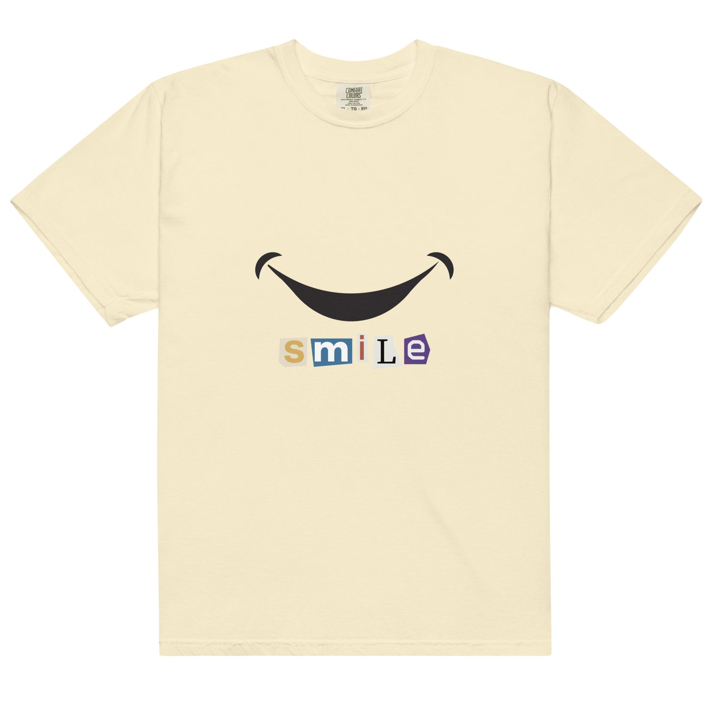 Unisex garment-dyed heavyweight t-shirt | smile | print on demand