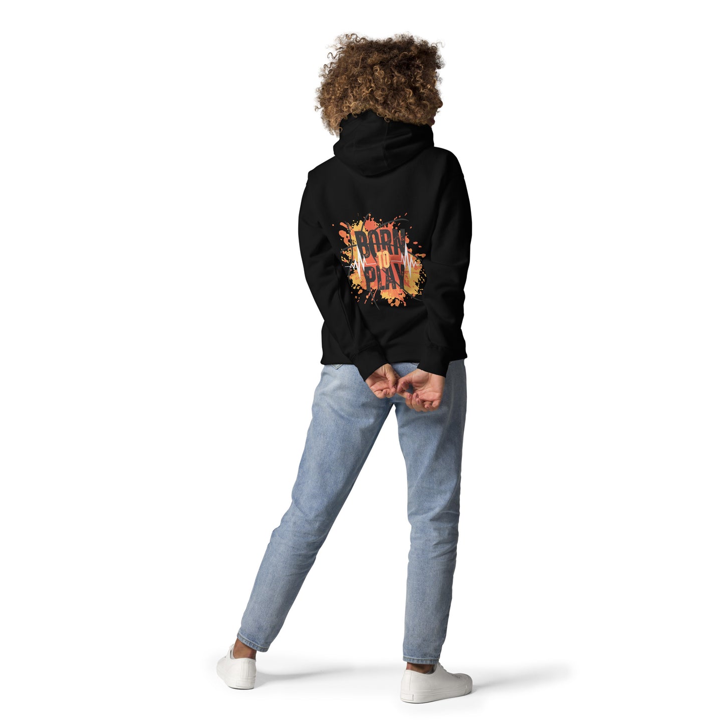 Unisex Hoodie - born to play - print to demand