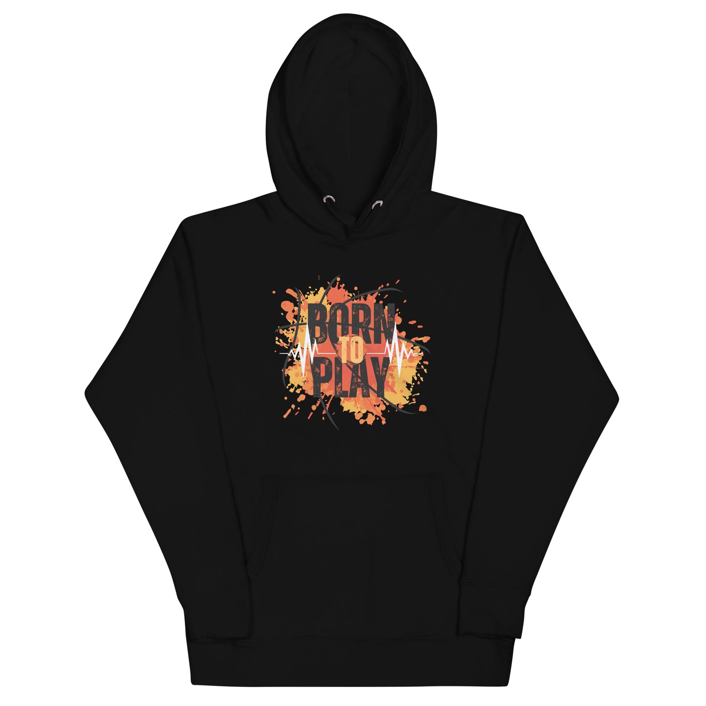 Unisex Hoodie - born to play - print to demand