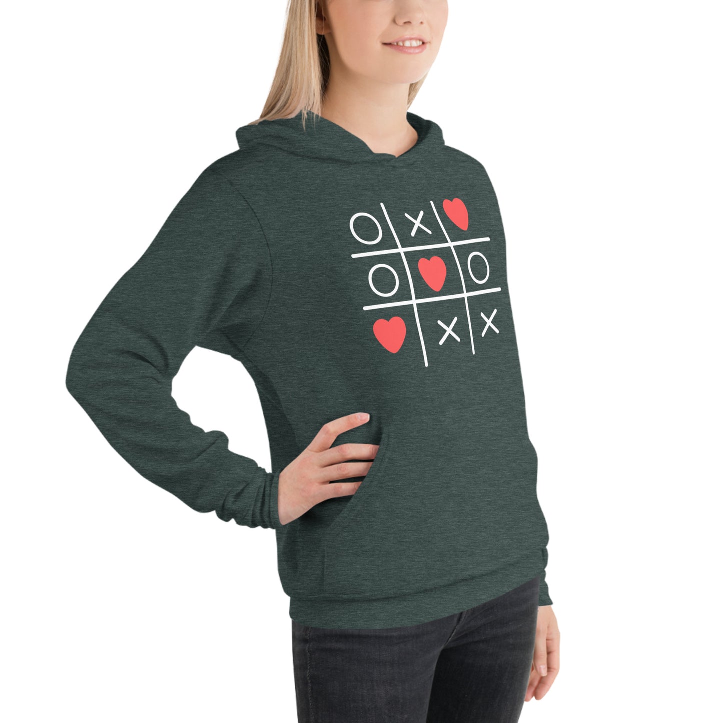 xo love | Unisex Pullover Hoodie | Bella + Canvas 3719