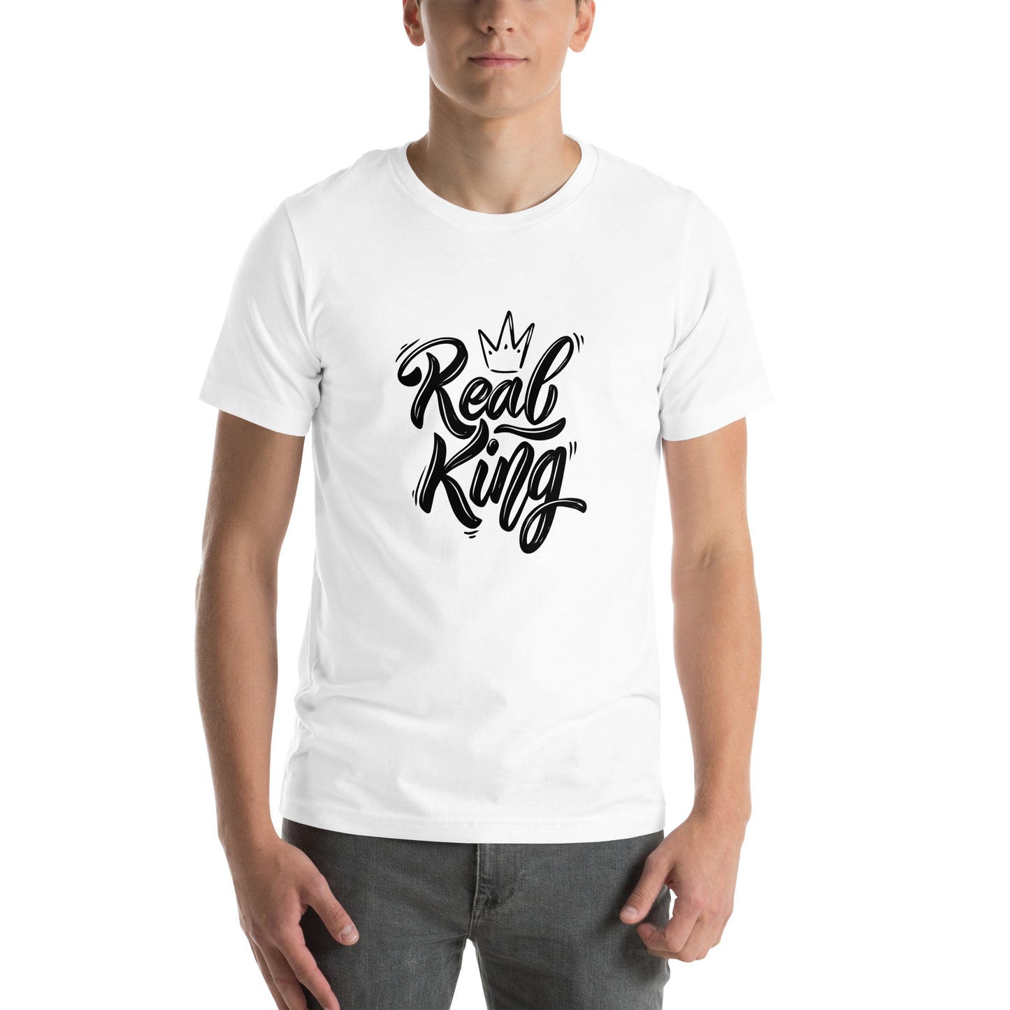 Unisex t-shirt |  real king  |  moods print