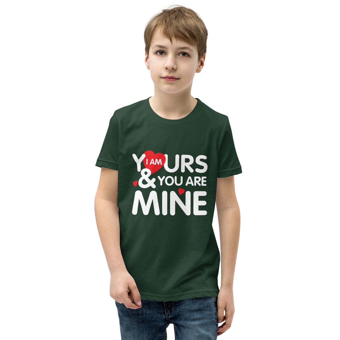 i am yours & you are mine | Youth Staple Tee | Bella + Canvas 3001Y