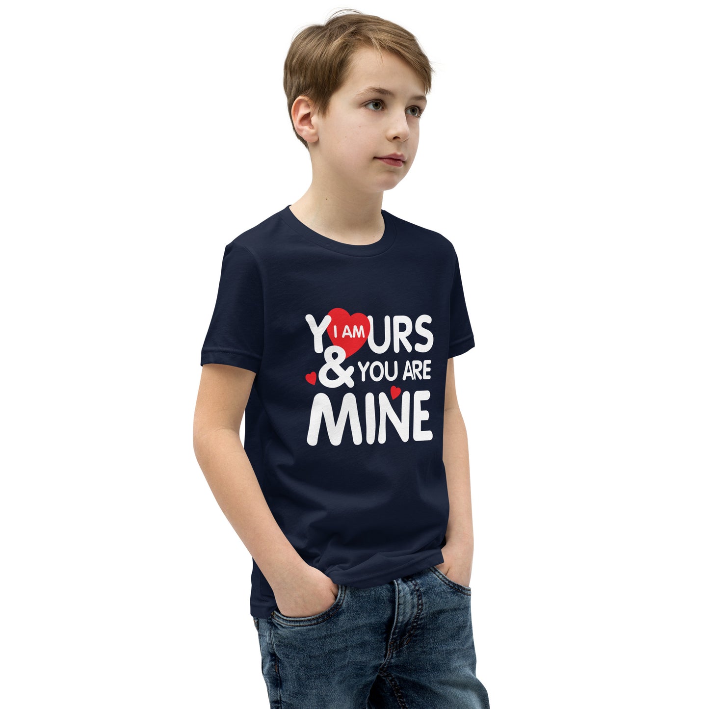 i am yours & you are mine | Youth Staple Tee | Bella + Canvas 3001Y