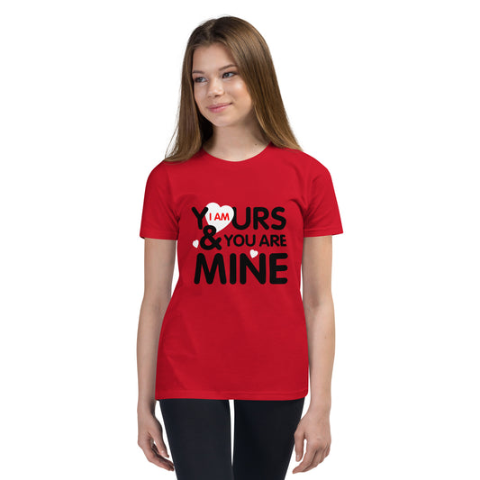 i am yours & you are mine | Youth Staple Tee | Bella + Canvas 3001Y