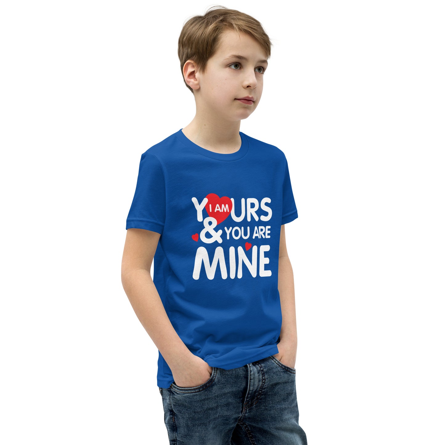 i am yours & you are mine | Youth Staple Tee | Bella + Canvas 3001Y