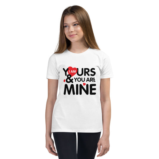 i am yours & you are mine | Youth Staple Tee | Bella + Canvas 3001Y